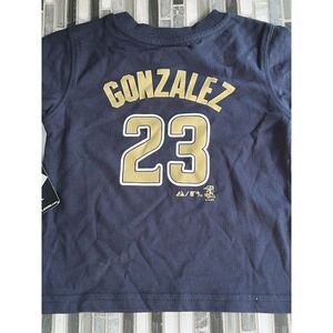NWT MLB Majestic San Diego Padres Andre Gonzalez Toddler Jersey Shirt Size 2T